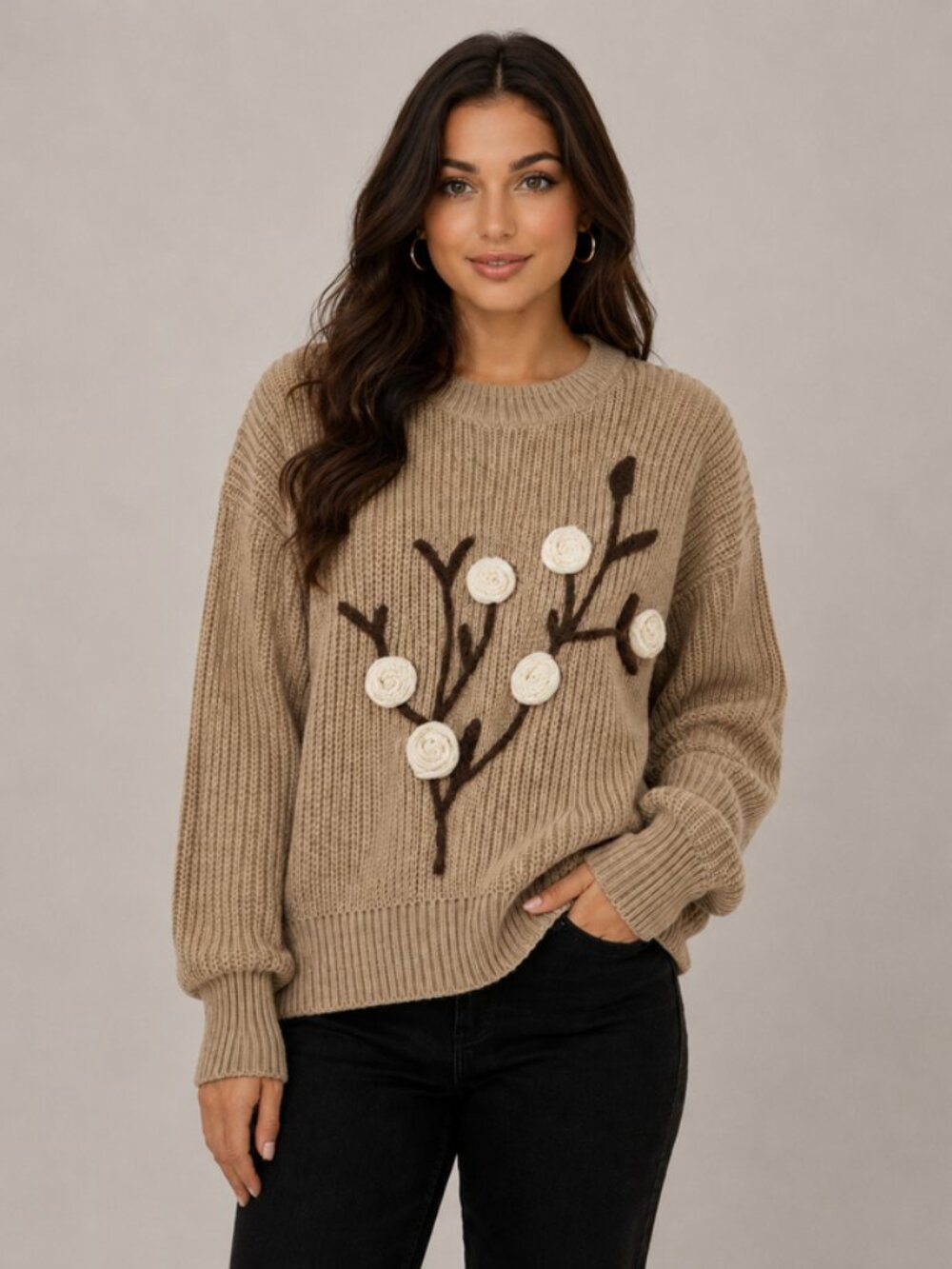 Tree Branch Pullover Sweater